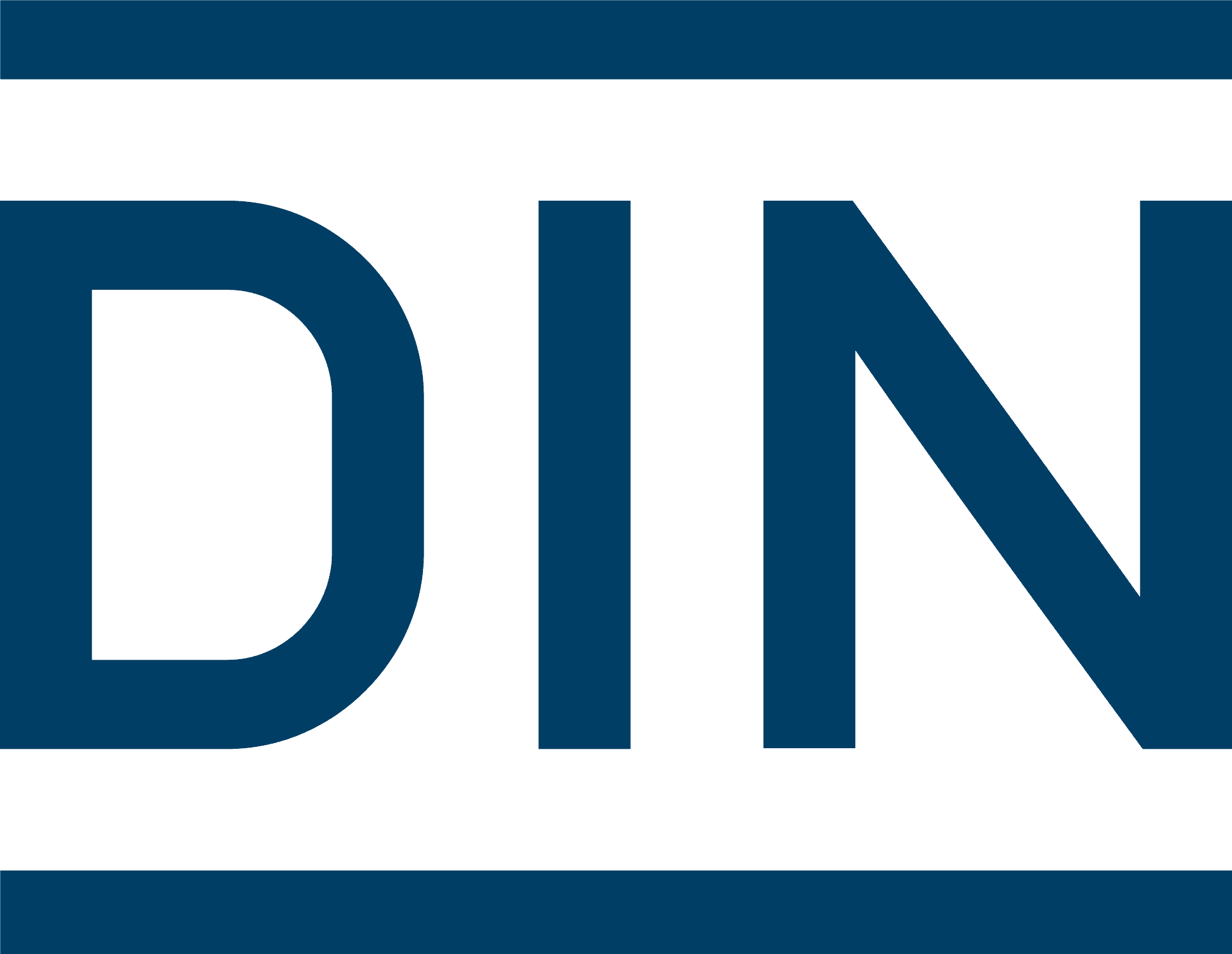 Das Logo der DIN - Deutsche Institut für Normung e. V. (DIN)