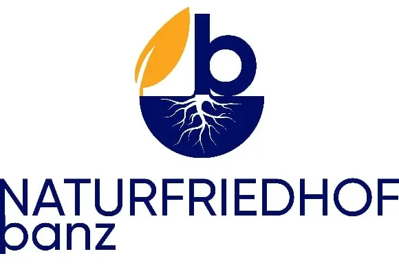 Blaues Logo vom Naturfriedhof Banz